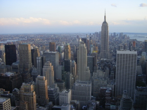 Szerokie horyzonty NYC z Rockefeller Center. Dzięki kompetencjom językowym poszerzasz swój horyzont.
